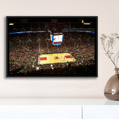 Value City Arena, Stadium Canvas, Sport Art, Framed Canvas Print Wall Art, Floating Frame