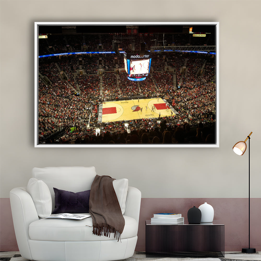 Value City Arena, Stadium Canvas, Sport Art, Framed Canvas Print Wall Art, Floating Frame