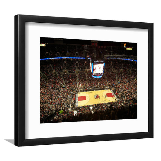 Value City Arena, Stadium Canvas, Sport Art, Gift for him, White Border Framed Art Print Wall Decor