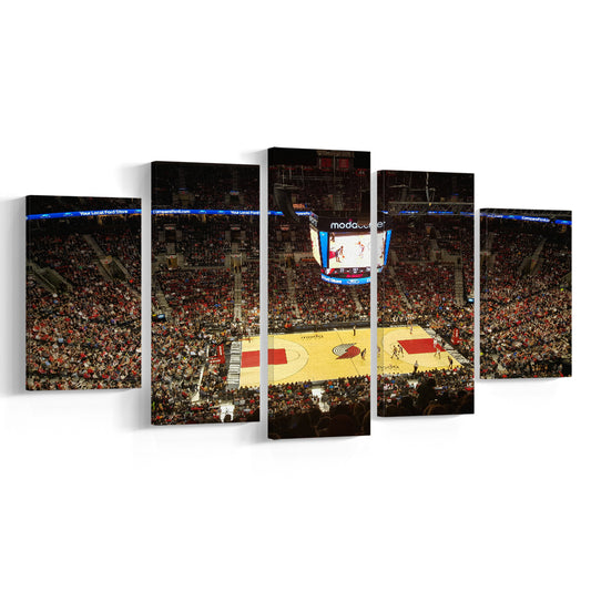 Value City Arena, Stadium Canvas, Sport Art, Gift for him, 5 Panel, Large Canvas, Canvas Print Wall Art