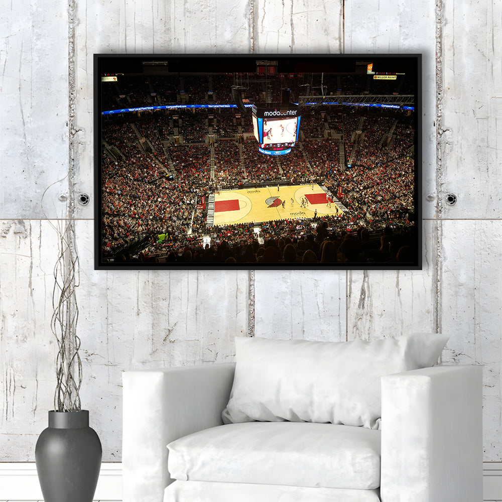 Value City Arena, Stadium Canvas, Sport Art, Framed Canvas Print Wall Art, Floating Frame
