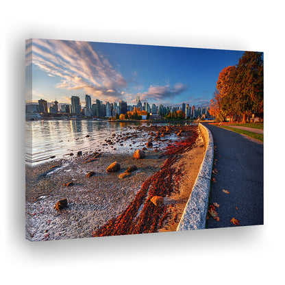 Vancouver Art Vancouver Wall Art, Vancouver Canvas, Vancouver Skyline, Vancouver Print, Cavas Print Wall Art Hom Decor