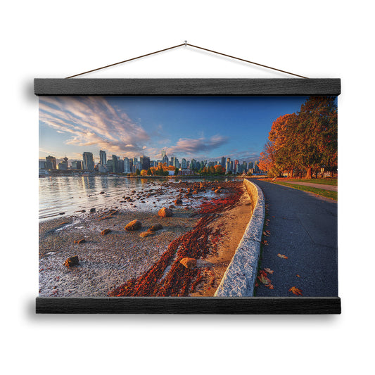 Vancouver Art Vancouver Wall Art, Vancouver Canvas, Vancouver Skyline, Vancouver Print, Hanging Cavas Print, Ready to Hang