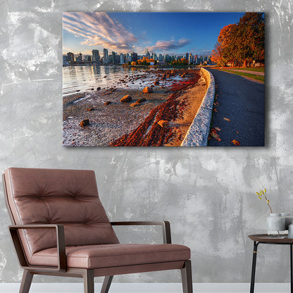 Vancouver Art Vancouver Wall Art, Vancouver Canvas, Vancouver Skyline, Vancouver Print, Cavas Print Wall Art Hom Decor