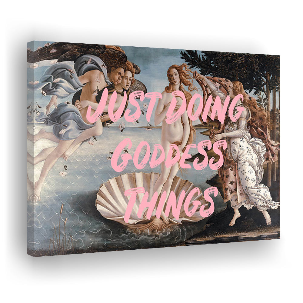 Venus Art Print, Altered Art, Printable Wall Art, Gift For Her, Quote Print, Canvas Print Wall Art Home Decor