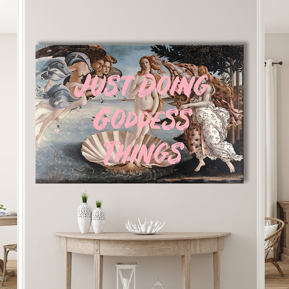 Venus Art Print, Altered Art, Printable Wall Art, Gift For Her, Quote Print, Canvas Print Wall Art Home Decor