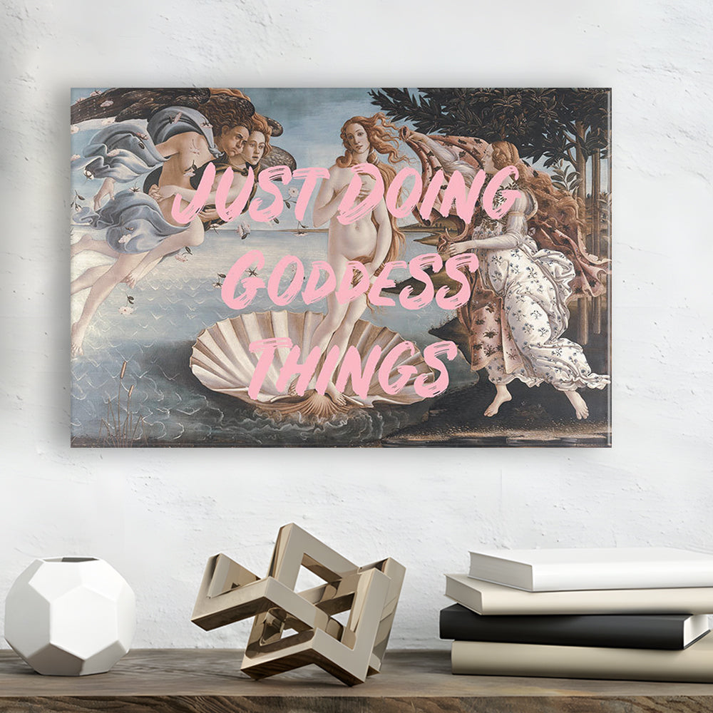 Venus Art Print, Altered Art, Printable Wall Art, Gift For Her, Quote Print, Canvas Print Wall Art Home Decor