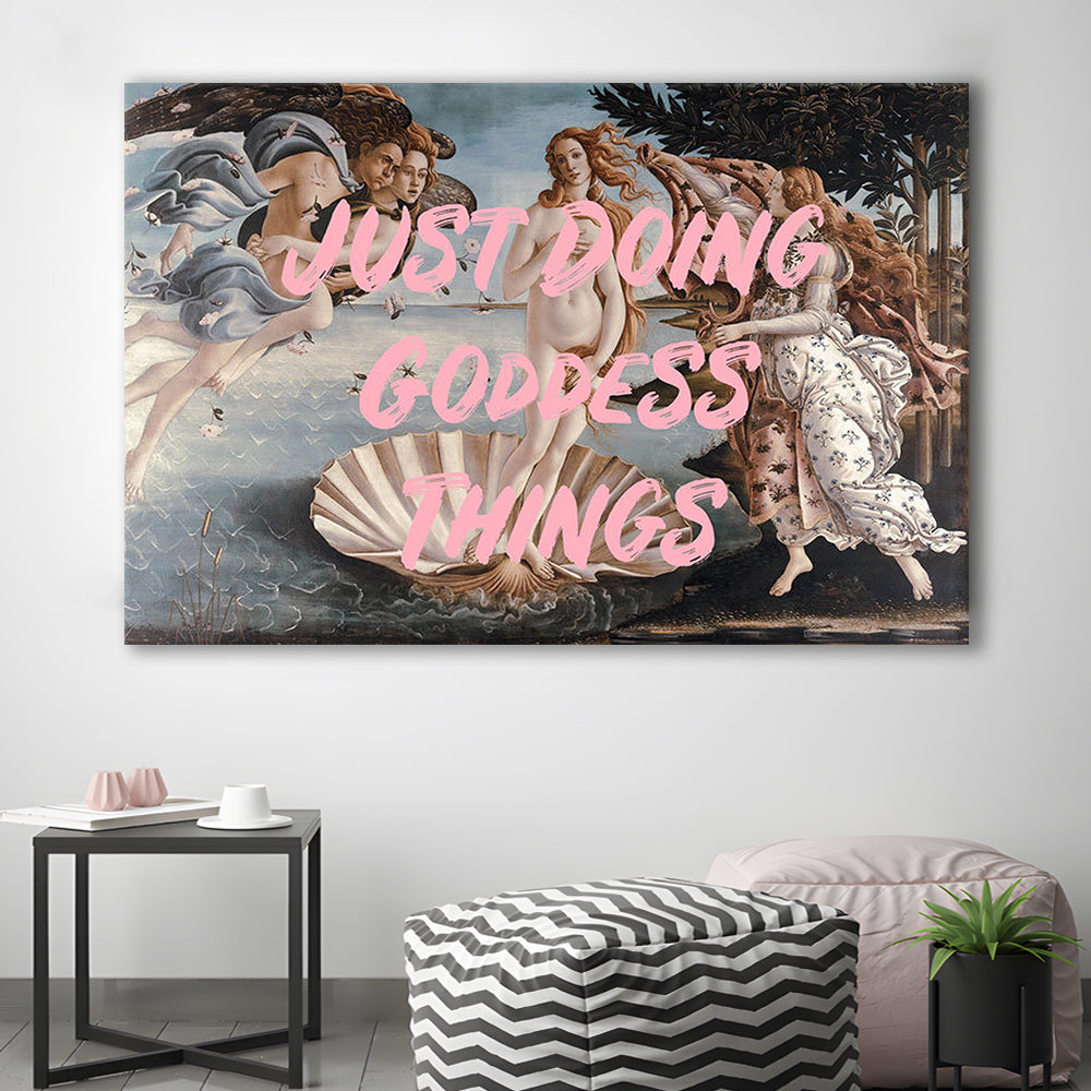 Venus Art Print, Altered Art, Printable Wall Art, Gift For Her, Quote Print, Canvas Print Wall Art Home Decor