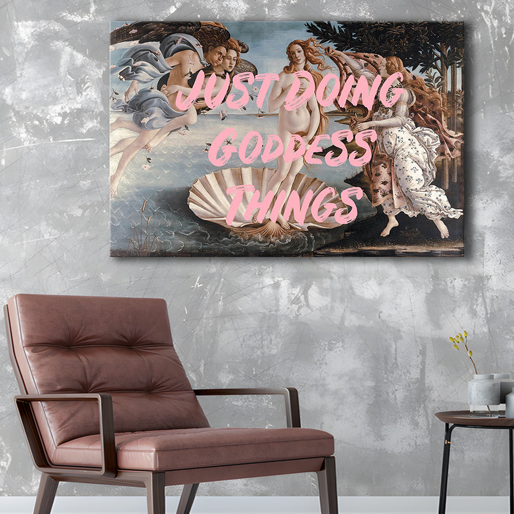 Venus Art Print, Altered Art, Printable Wall Art, Gift For Her, Quote Print, Canvas Print Wall Art Home Decor