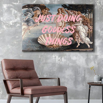 Venus Art Print, Altered Art, Printable Wall Art, Gift For Her, Quote Print, Canvas Print Wall Art Home Decor