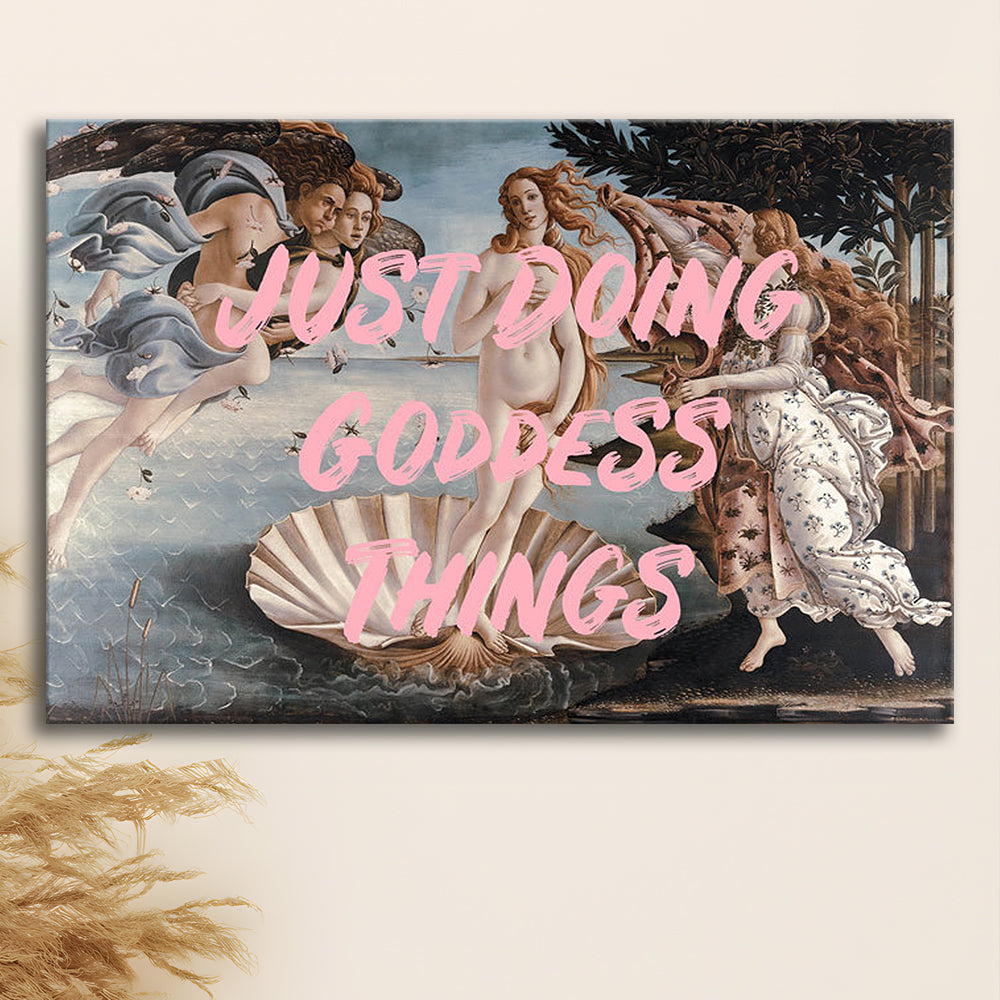 Venus Art Print, Altered Art, Printable Wall Art, Gift For Her, Quote Print, Canvas Print Wall Art Home Decor