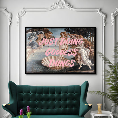 Venus Art Print, Altered Art, Printable Wall Art, Gift For Her, Quote Print, Framed Art Print Wall Decor, Framed Picture