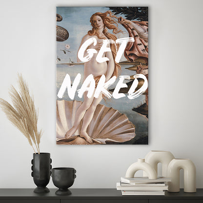 Venus Get Naked, Canvas Art Print Decor, Painting Art, Canvas Prints Wall Art