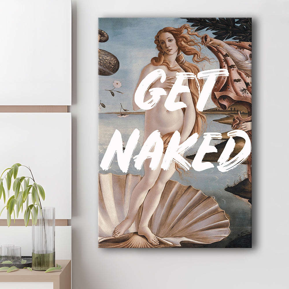 Venus Get Naked, Canvas Art Print Decor, Painting Art, Canvas Prints Wall Art