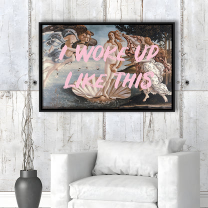 Venus I Woke Up Like This Printed, Framed Canvas Print, Painting Art, Floating Framed Canvas Print Wall Art