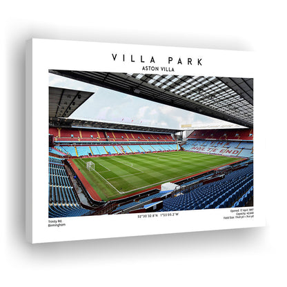 Villa Park Print,Aston Villa Stadium,England Football Wall Art, Sport Art Print, Canvas Print Wall Art, Man Cave Gift