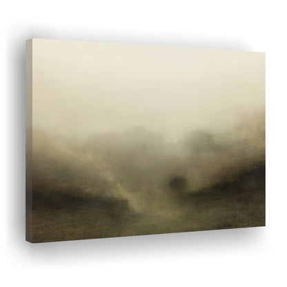 Vintage Abstract Landscape Canvas Print Wall Art, Large Landscape Canvas Print Wall Art, Fine Art Print