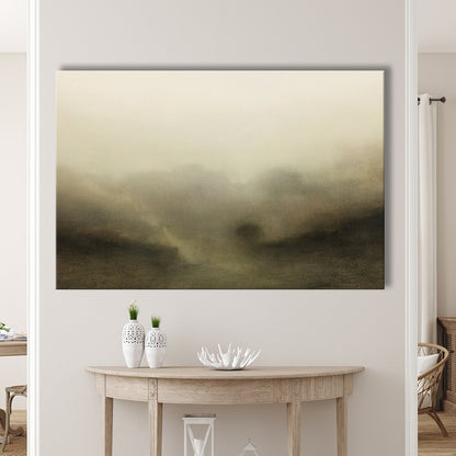 Vintage Abstract Landscape Canvas Print Wall Art, Large Landscape Canvas Print Wall Art, Fine Art Print