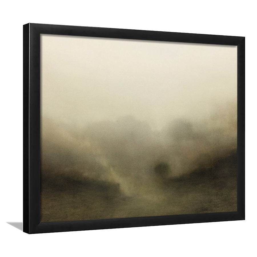 Vintage Abstract Landscape Framed Art Print Wall Decor, Large Landscape Framed Art Print Wall Decor, Fine Art Print