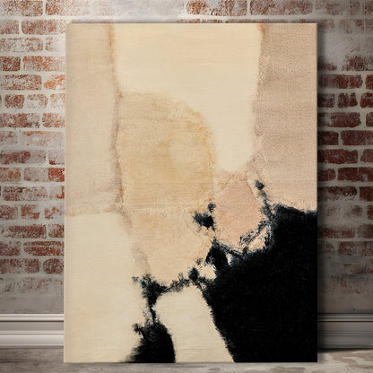 Vintage Abstract Oil Painting Modern Canvas Print Wall Art, Antique Art Print Boho Canvas Print Wall Art, Gallery Wall