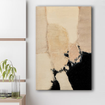 Vintage Abstract Oil Painting Modern Canvas Print Wall Art, Antique Art Print Boho Canvas Print Wall Art, Gallery Wall