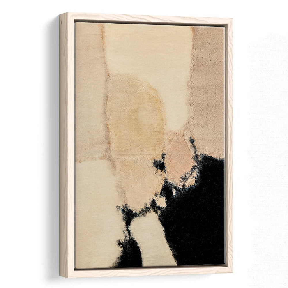Vintage Abstract Oil Painting Modern Framed Canvas Print Wall Art, Antique Art Print Boho Framed Canvas