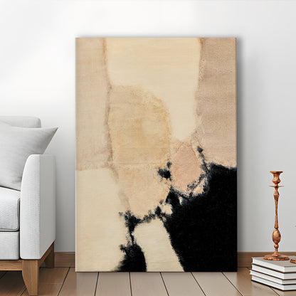 Vintage Abstract Oil Painting Modern Canvas Print Wall Art, Antique Art Print Boho Canvas Print Wall Art, Gallery Wall