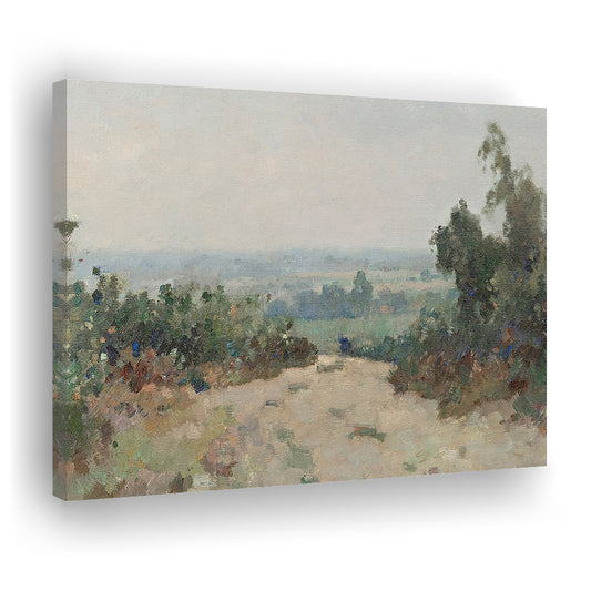Vintage Abstract Painting of LandscapeWalll Art Room Decor, Ready to hang