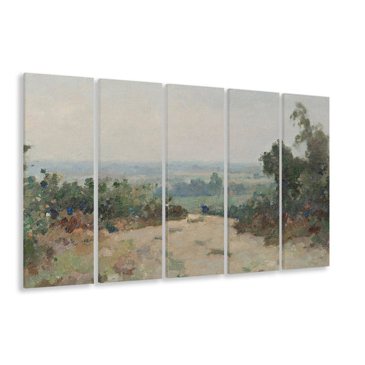 Vintage Abstract Painting of LandscapeWalll Art Room Decor, Ready to hang, Extra Large Canvas Print