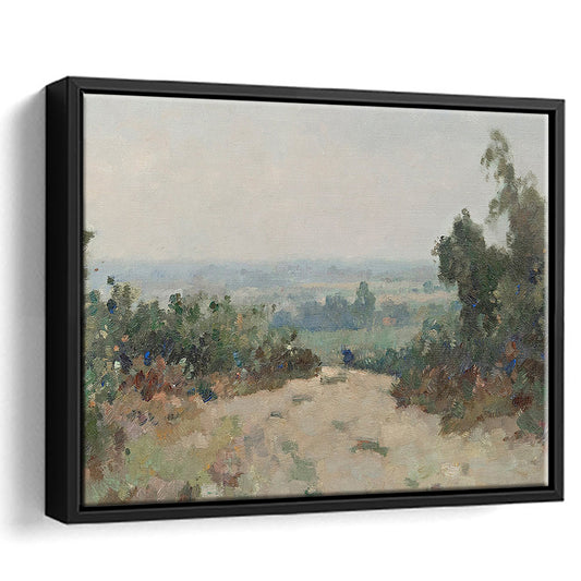 Vintage Abstract Painting of LandscapeWalll Art Room Decor, Ready to hang