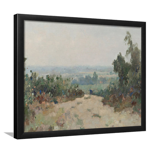 Vintage Abstract Painting of LandscapeWalll Art Room Decor, Ready to hang
