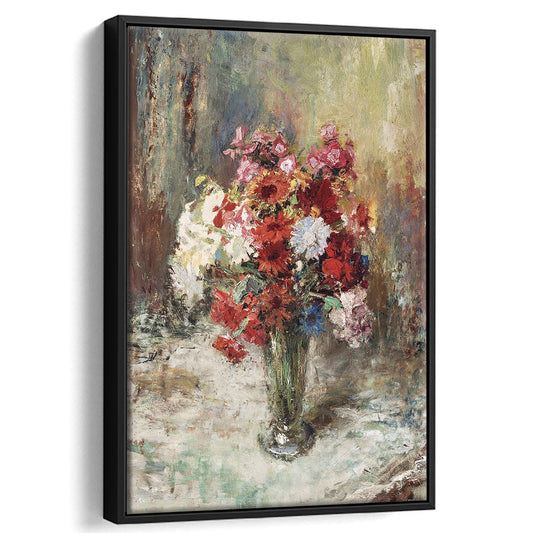 Vintage Floral Wall Art Print, Botanical Framed Canvas Print Wall Art