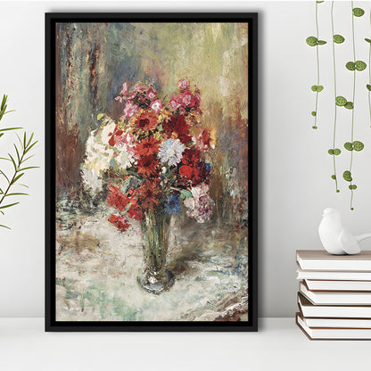 Vintage Floral Wall Art Print, Botanical Framed Canvas Print Wall Art