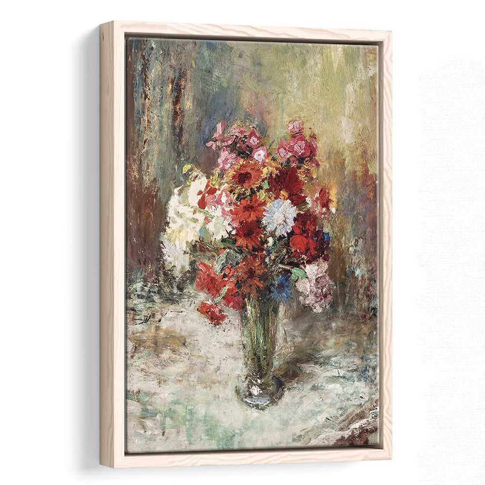 Vintage Floral Wall Art Print, Botanical Framed Canvas Print Wall Art