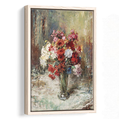 Vintage Floral Wall Art Print, Botanical Framed Canvas Print Wall Art