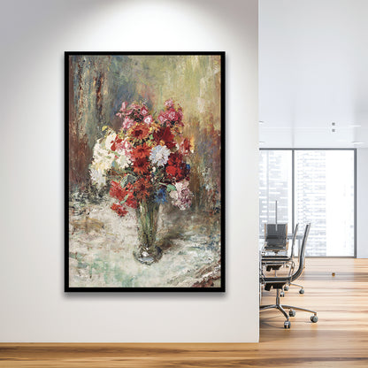Vintage Floral Wall Art Print, Botanical Framed Art Print Wall Decor