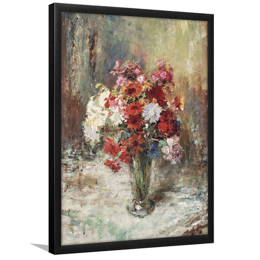 Vintage Floral Wall Art Print, Botanical Framed Art Print Wall Decor