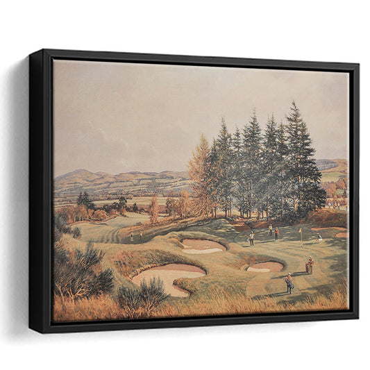 Vintage Golf Art Prints Golf Lovers Golfer Gift Antique Landscape Fall Office Home Decor Antique Sports Print