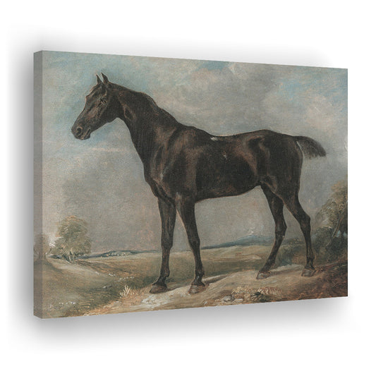 Vintage Horse Oil Painting Equestrian Canvas Print Wall Art,s Farmhouse Decor Gallery Canvas Print Wall Art