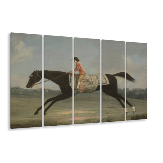 Vintage Horse Painting Modern Farmhouse Decor Antique Horse Art Kids Room Antique Art