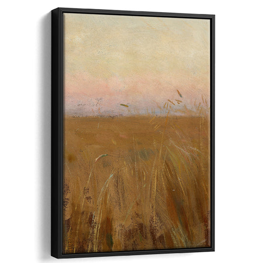 Vintage Landscape Print Oil Paintings Farmhouse Decor Framed Canvas Print Wall Art