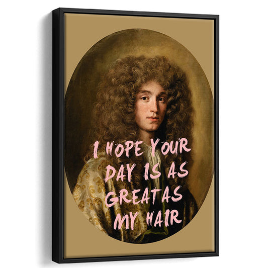 Vintage Man Print, Funny Quote Wall Print, Floating Framed Canvas Art Print,, Framed Canvas Prints Wall Art