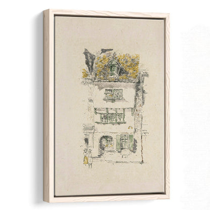 Vintage Minimalist Architecture Sketch Art Neutral Tones Cityscape Sketch Download
