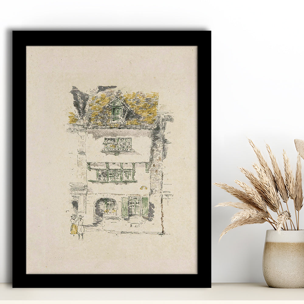 Vintage Minimalist Architecture Sketch Art Neutral Tones Cityscape Sketch Download