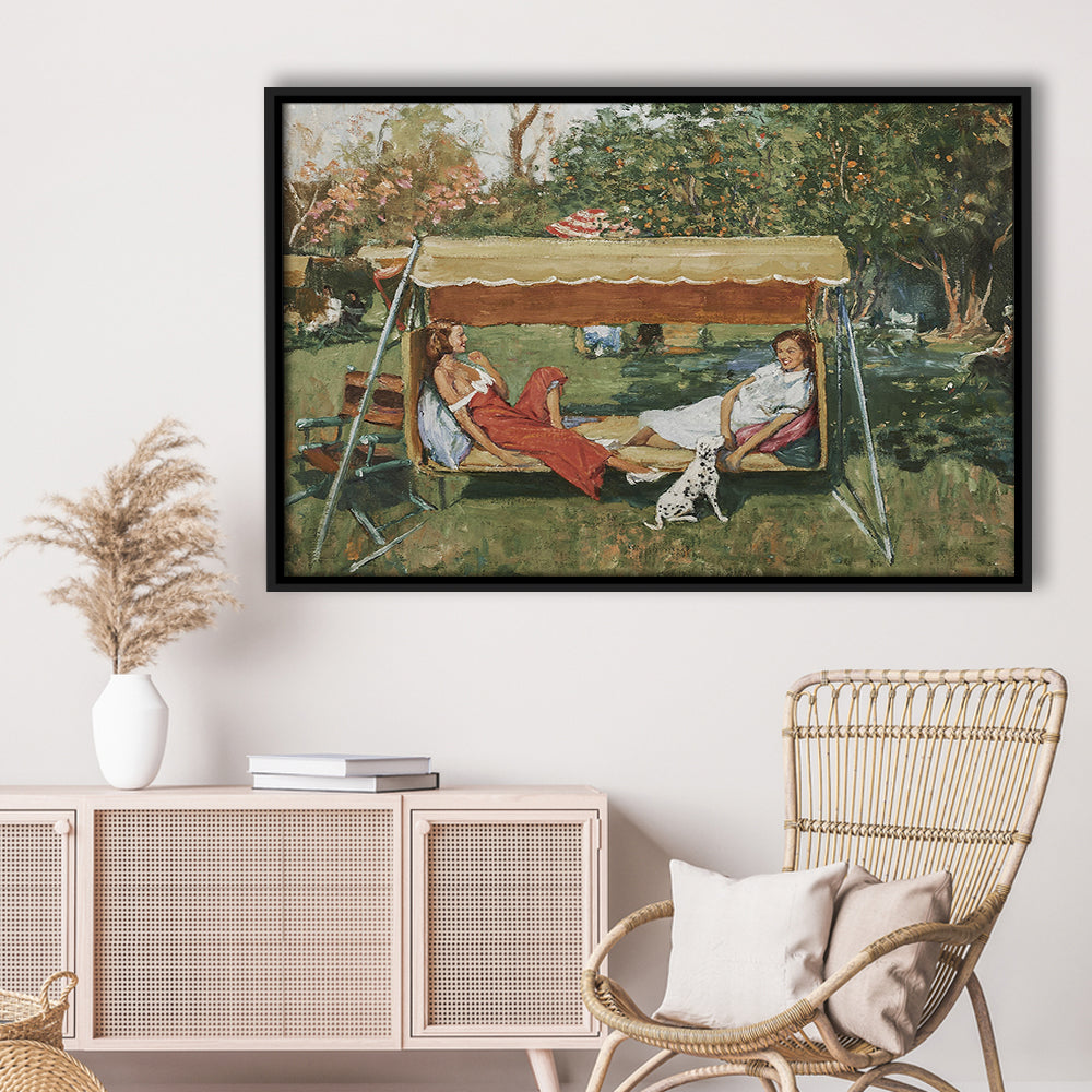 Vintage Spring Landscape Oil Painting Neutral Portrait Art Gallery Wall Fine Art Print
