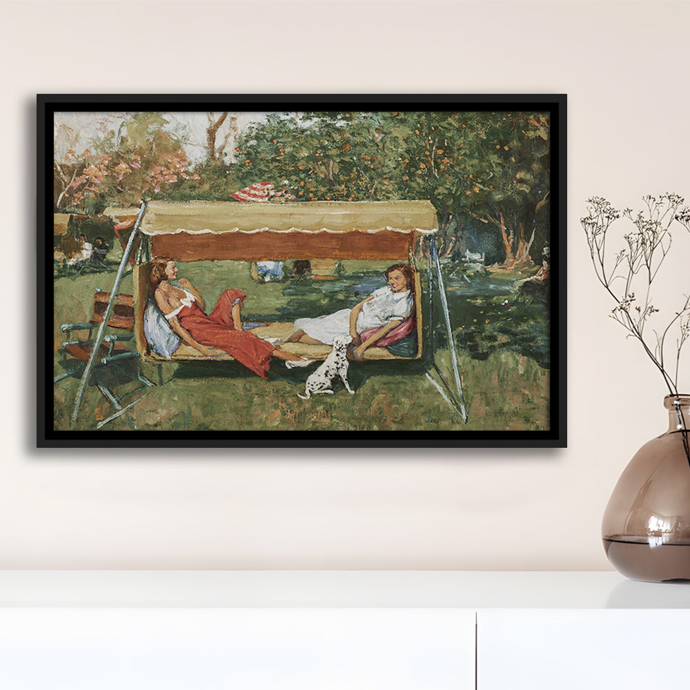 Vintage Spring Landscape Oil Painting Neutral Portrait Art Gallery Wall Fine Art Print
