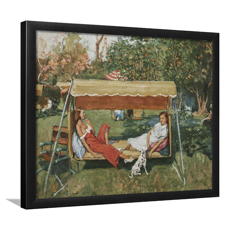 Vintage Spring Landscape Oil Painting Neutral Portrait Art Gallery Wall Fine Art Print