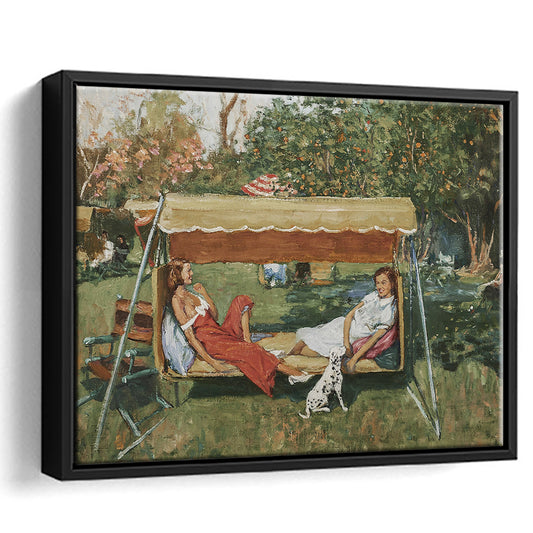 Vintage Spring Landscape Oil Painting Neutral Portrait Art Gallery Wall Fine Art Print