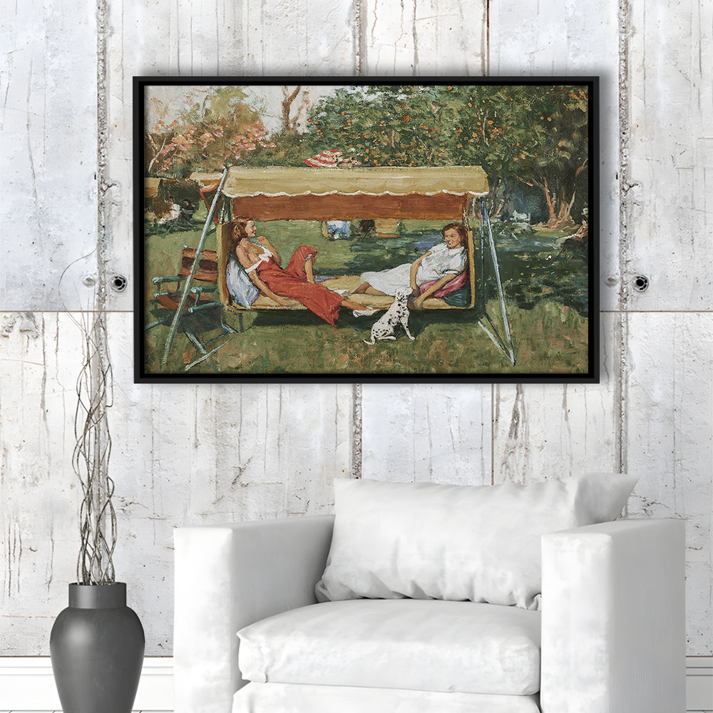 Vintage Spring Landscape Oil Painting Neutral Portrait Art Gallery Wall Fine Art Print