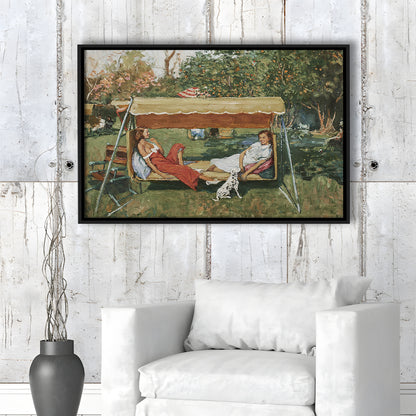Vintage Spring Landscape Oil Painting Neutral Portrait Art Gallery Wall Fine Art Print